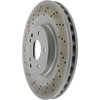 Centric 320.35086 Disc Brake Rotor Centric GCX Rotor with Partial Coating