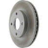Centric 320.61061C Disc Brake Rotor Centric GCX HC Rotor with High Carbon Content and Partial Coating