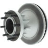 Centric 320.66001 Disc Brake Rotor and Hub Assembly Centric GCX Rotor with Partial Coating
