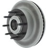 Centric 320.65121 Disc Brake Rotor and Hub Assembly Centric GCX Rotor with Partial Coating
