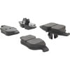 Centric 104.13411 Disc Brake Pad Set Posi Quiet Semi-Metallic Brake Pads with Hardware