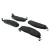 104.14000 by CENTRIC - Posi Quiet Semi-Metallic Brake Pads with Hardware