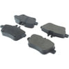 Centric 104.16461 Disc Brake Pad Set Posi Quiet Semi-Metallic Brake Pads with Hardware