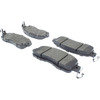 Centric 104.16500 Disc Brake Pad Set Posi Quiet Semi-Metallic Brake Pads with Hardware