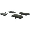 Centric 105.03690 Disc Brake Pad Set Posi Quiet Ceramic Brake Pads with Shims and Hardware