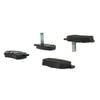Centric 105.03741 Disc Brake Pad Set Posi Quiet Ceramic Brake Pads with Shims and Hardware