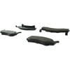 Centric 105.01230 Disc Brake Pad Set Posi Quiet Ceramic Brake Pads with Shims and Hardware