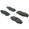 Centric 105.02660 Disc Brake Pad Set Posi Quiet Ceramic Brake Pads with Shims and Hardware