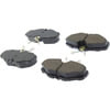 Centric 105.06100 Disc Brake Pad Set Posi Quiet Ceramic Brake Pads with Shims and Hardware