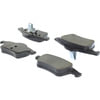 Centric 105.07950 Disc Brake Pad Set Posi Quiet Ceramic Brake Pads with Shims and Hardware