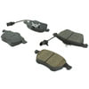 Centric 105.08400 Disc Brake Pad Set Posi Quiet Ceramic Brake Pads with Shims and Hardware
