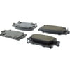 Centric 105.10200 Disc Brake Pad Set Posi Quiet Ceramic Brake Pads with Shims and Hardware