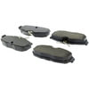 Centric 105.10820 Disc Brake Pad Set Posi Quiet Ceramic Brake Pads with Shims and Hardware
