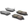 Centric 105.14540 Disc Brake Pad Set Posi Quiet Ceramic Brake Pads with Shims and Hardware