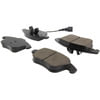 Centric 105.13750 Disc Brake Pad Set Posi Quiet Ceramic Brake Pads with Shims and Hardware