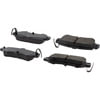 Centric 105.16240 Disc Brake Pad Set Posi Quiet Ceramic Brake Pads with Shims and Hardware