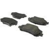 Centric 105.16401 Disc Brake Pad Set Posi Quiet Ceramic Brake Pads with Shims and Hardware