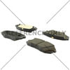 105.18030 by CENTRIC - Posi Quiet Ceramic Brake Pads with Hardware