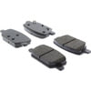 Centric 105.60700 Disc Brake Pad Set Posi Quiet Ceramic Brake Pads with Shims