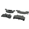 102.02890 by CENTRIC - C-Tek Semi-Metallic Brake Pads with Shims