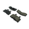 102.03700 by CENTRIC - C-Tek Semi-Metallic Brake Pads with Shims
