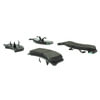 Centric 102.04310 Disc Brake Pad Set C-Tek Semi-Metallic Brake Pads with Shims