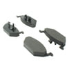 102.07680 by CENTRIC - C-Tek Semi-Metallic Brake Pads with Shims