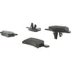 102.09350 by CENTRIC - C-Tek Semi-Metallic Brake Pads with Shims