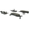 Centric 102.10870 Disc Brake Pad Set C-Tek Semi-Metallic Brake Pads with Shims