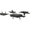 Centric 102.12900 Disc Brake Pad Set C-Tek Semi-Metallic Brake Pads with Shims