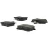 104.02280 by CENTRIC - Posi Quiet Semi-Metallic Brake Pads with Hardware