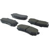 Centric 104.06060 Disc Brake Pad Set Posi Quiet Semi-Metallic Brake Pads with Hardware