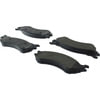 Centric 104.07021 Disc Brake Pad Set Posi Quiet Semi-Metallic Brake Pads with Hardware