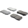 104.09600 by CENTRIC - Posi Quiet Semi-Metallic Brake Pads with Hardware