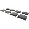 Centric 104.09830 Disc Brake Pad Set Posi Quiet Semi-Metallic Brake Pads with Hardware