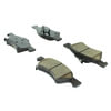 Centric 104.08570 Disc Brake Pad Set Posi Quiet Semi-Metallic Brake Pads with Hardware