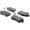 Centric 104.08721 Disc Brake Pad Set Posi Quiet Semi-Metallic Brake Pads with Hardware