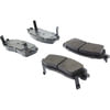 104.08830 by CENTRIC - Posi Quiet Semi-Metallic Brake Pads with Hardware