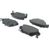 Centric 104.09110 Disc Brake Pad Set Posi Quiet Semi-Metallic Brake Pads