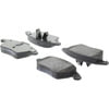 104.11072 by CENTRIC - Posi Quiet Semi-Metallic Brake Pads with Hardware