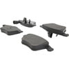 Centric 104.11110 Disc Brake Pad Set Posi Quiet Semi-Metallic Brake Pads with Hardware
