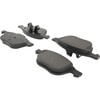 Centric 104.10440 Disc Brake Pad Set Posi Quiet Semi-Metallic Brake Pads with Hardware