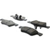 104.10470 by CENTRIC - Posi Quiet Semi-Metallic Brake Pads with Hardware