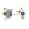 Bosch 0120465004 Alternator New Alternator