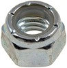 Dorman 250-013 Nut Hex Lock Nuts With Nylon Ring-Grade 2- Thread Size 7/16-14 In.