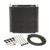 Derale 13504 Automatic Transmission Oil Cooler Kit 24 Row Series 8000 Plate & Fin Transmission Cooler Kit, 11/32"