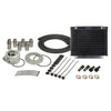 15405 by DERALE - 13 Row Plate & Fin Engine Oil Cooler Kit with Sandwich Adapter