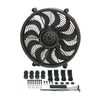 16217 by DERALE - 17" High Output Single RAD Pusher/Puller Fan with Premium Mount Kit