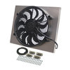 16822 by DERALE - Powerpack - High Output Single 17" Electric RAD Fan/Aluminum Shroud Kit