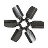 Derale 17117 Engine Cooling Fan Blade 17" Standard Rotation Fan Clutch Fan, Black
